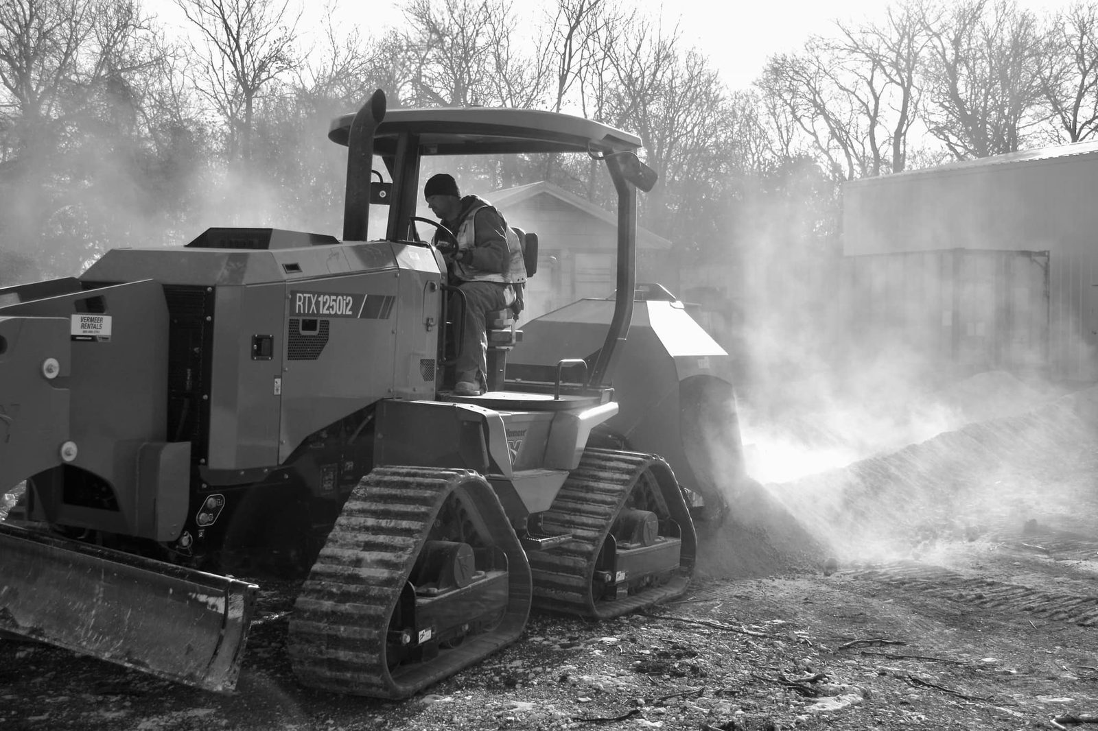 D&K Earthworks heavy equipment at work